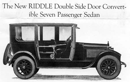 Riddle 7-passenger sedan