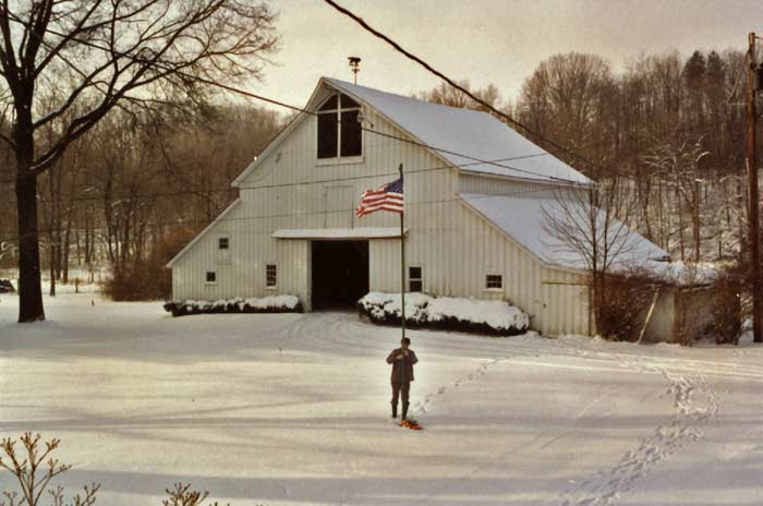 The barn at the Riddle farm