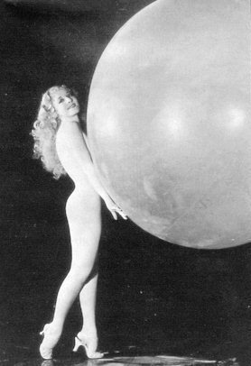 Sally Rand's balloon from Oak Rubber Co.