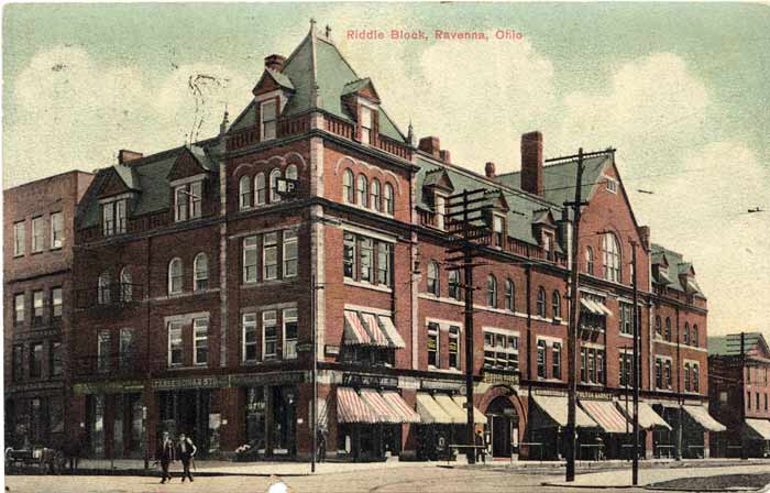 Riddle Block No. 1 — old postcard