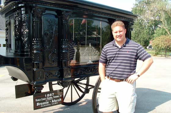 Oak Harbor Hearse — Funeral director, James Ridener