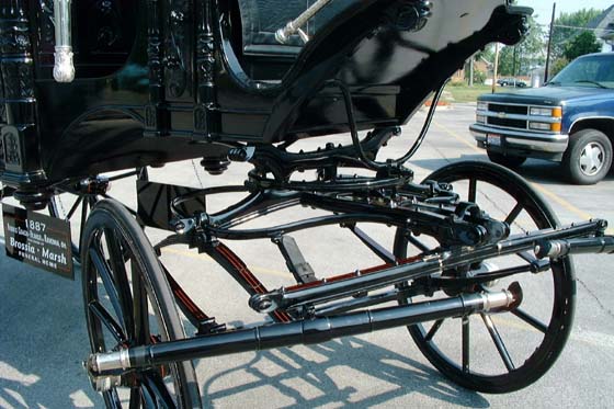 Oak Harbor Hearse — Under-carriage of hearse