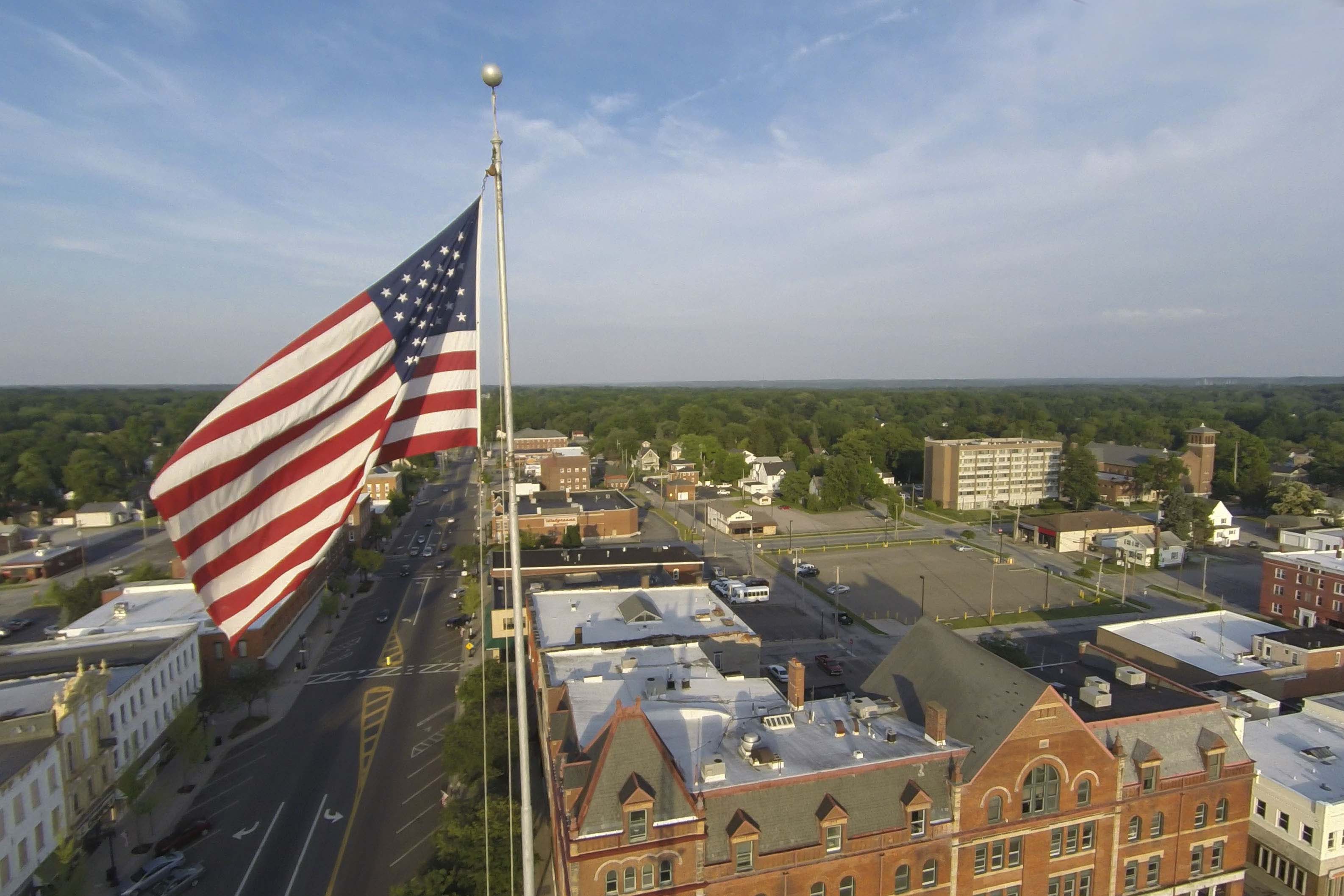 Droning around Ravenna, Ohio