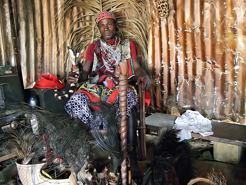 Zingo in ceremonial attire