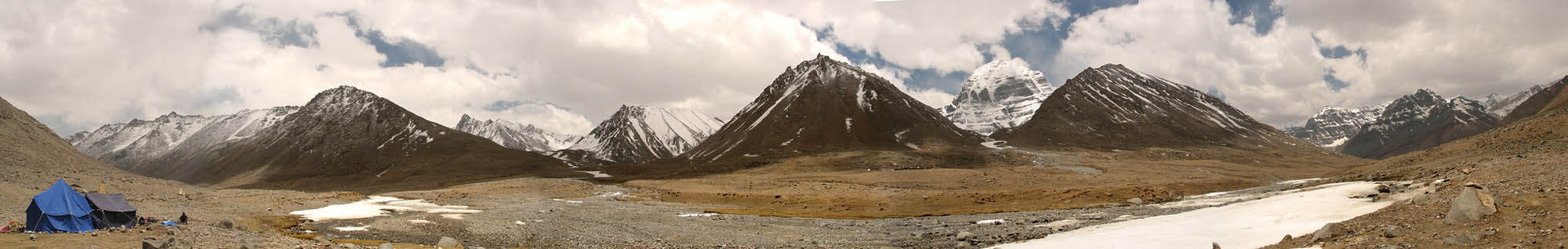 Kailash Panorama — First Camp Day