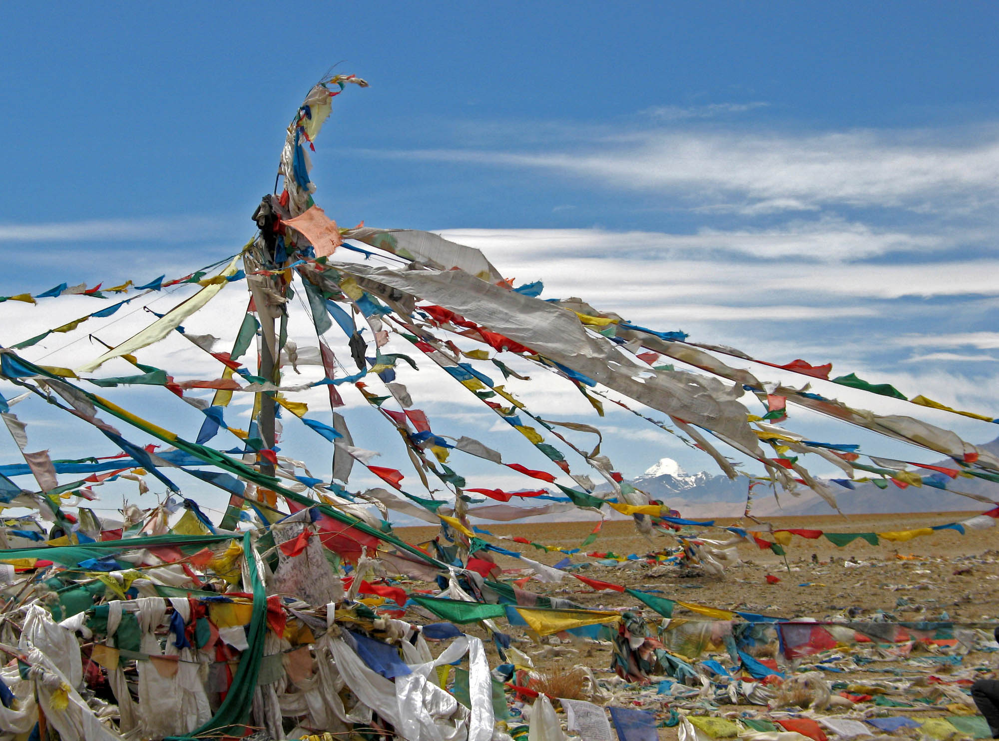 First view of Kailash, wider