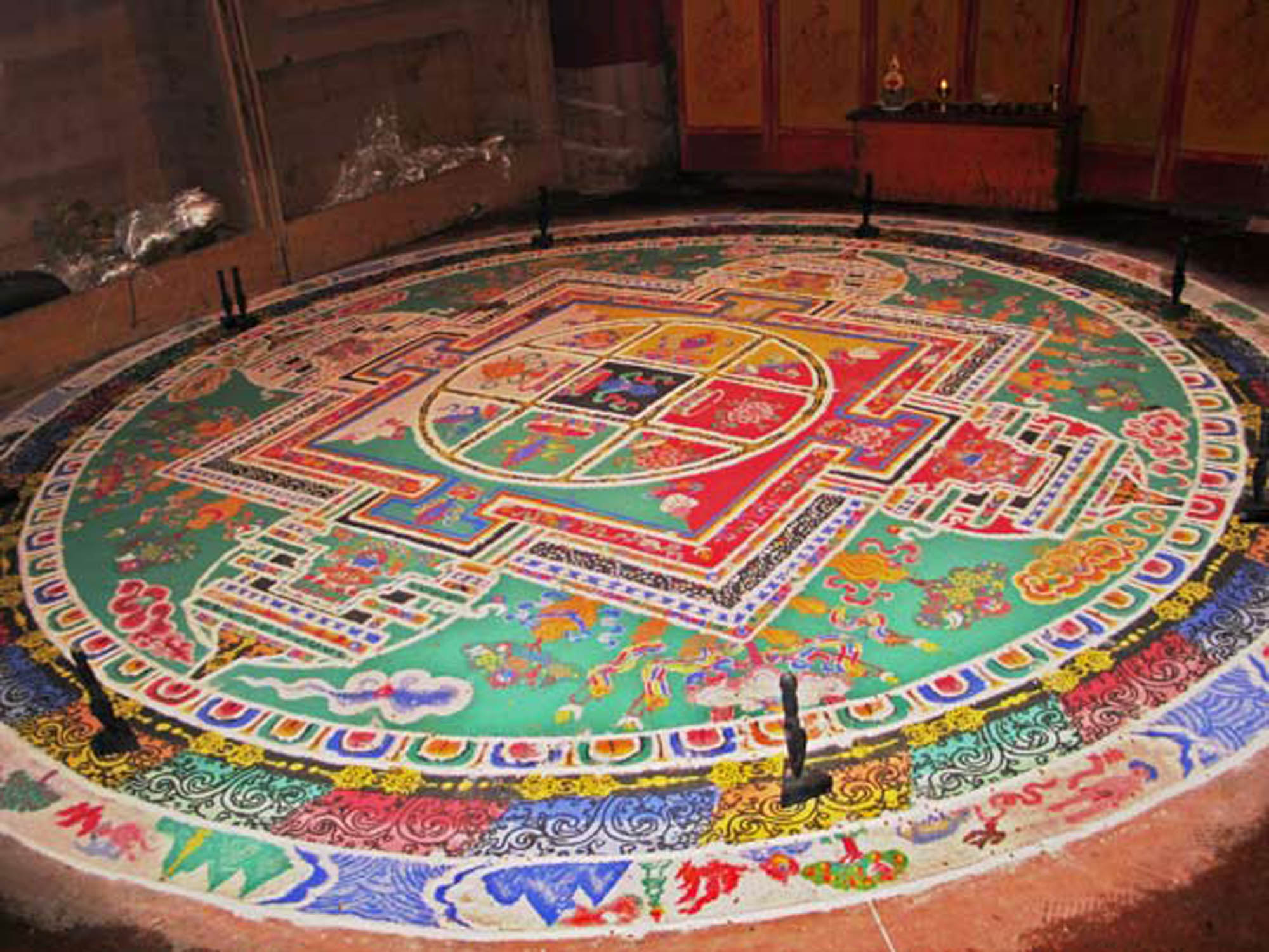 Sand mandala